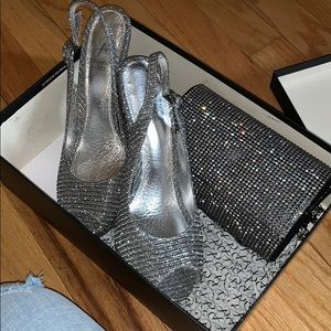 Match prom heels and clutch